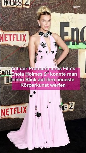 Millie Bobby Brown hat ein neues Tattoo mit emotionaler Bedeutung | It's in TV | #shorts