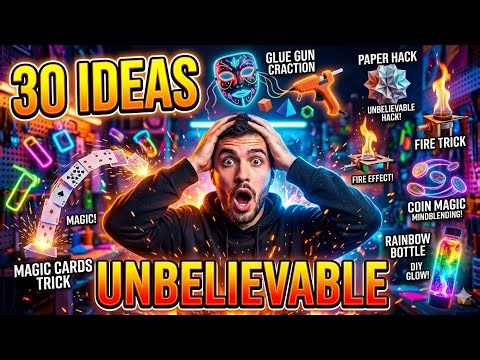 30 Mind-Blowing DIY Magic Tricks You Can Make at Home 😱✨