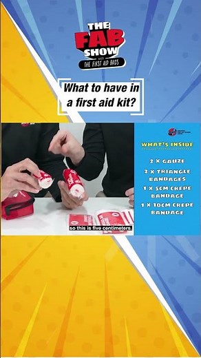 What to have in a first aid kit?