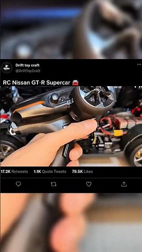RC Nissan GT‑R Supercar 🚘