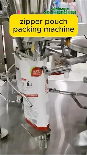 Landpack premade pouch packing machine, zipper pouch packing machine.