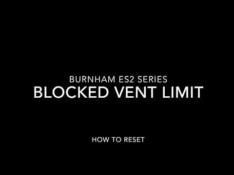 Burnham ES2 Series - Blocked Vent Limit - How to Reset