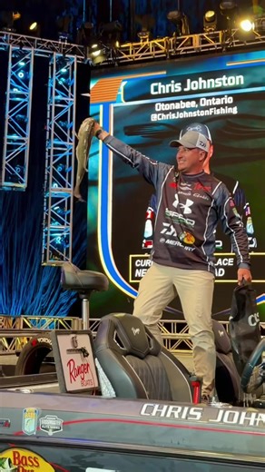 Chris caught a late MONSTER here on Day 1 of the Bassmaster Classic! #PowerPole @Bassmaster #bigbass #bassfishing #bassmasterclassic