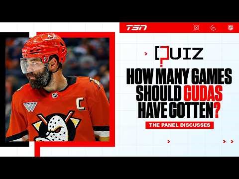 How many games did Gudas deserve for hit on Matthews? | The Quiz