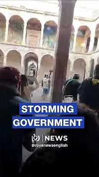 Protesters storm local government palace after Mexican mayor killed