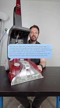 Hoover PowerScrub Performance and Maintenance Tip