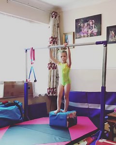 17K views · 183 reactions | A great video of 6 year old Serenity putting her My Home Gymnastics bar through its paces with a little upward hip circle to to back hip circle to undershoot routine. Thanks for letting us share it - what a little star! Bars and Bar Packages in stock now - www.myhomegymnastics.com | My Home Gymnastics | Facebook