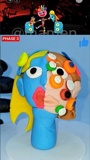 Sprunki 🎵 I Made Like Nastya 👧 Phase 3 👹 With Clay 🔵🟤 #sprunki 🎶