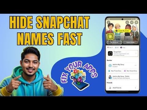 How To Hide Names On Snapchat | Privacy & Nickname Guide (2025)