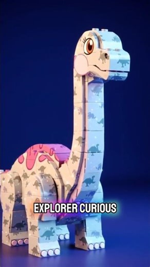 This LEGO Dinosaur is Too Cute! 🥰 (Heartwarming Stop Motion)