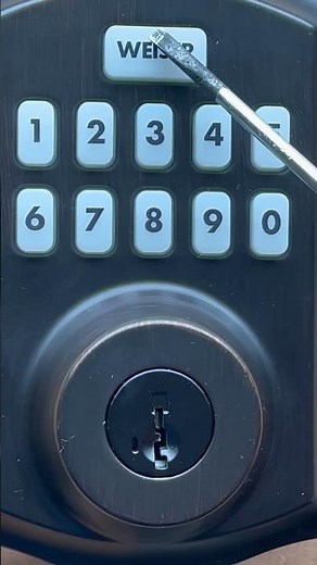 Weiser deleting a user code