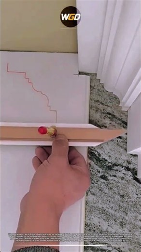 Baseboard scribing technique: Smart pencil offset method for seamless floor trim fitting