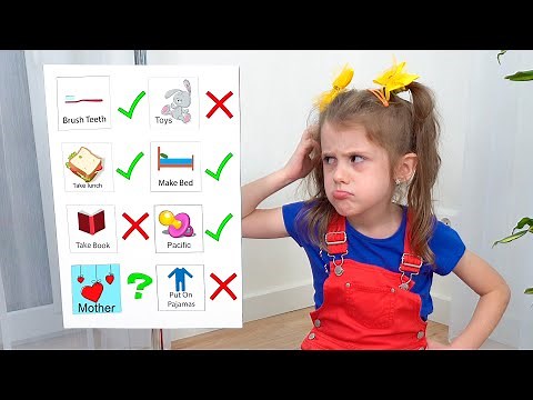 Eva want to be a babysister completing a to do list