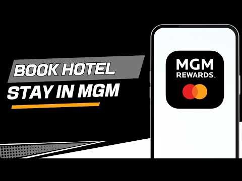 How to book a hotel stay in the MGM Rewards app