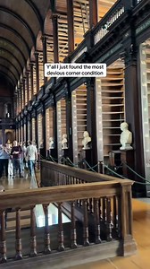Trinity college library in Dublin ‍ beautiful but the corner doin too much idkkk guys 蠟蠟 #design #building #architect #architecture #travel | Elise Marie | Facebook