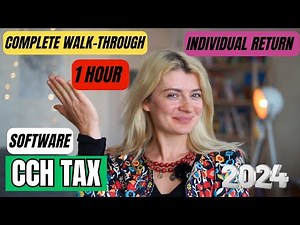 CCH Access Tax Software Demo: Tax Preparation Bootcamp Individual Return in 1 hour [2024]