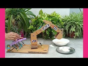 Hydraulic JCB Working Model| Hydraulic Jcb kaise banayen