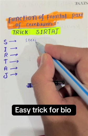 Frontal Lobe Function: Easy Trick for Medical Students