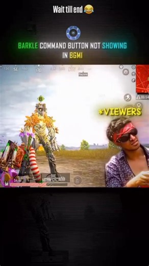 BARKLE COMMAND BUTTON NOT SHOWING IN BGMI 🤯?