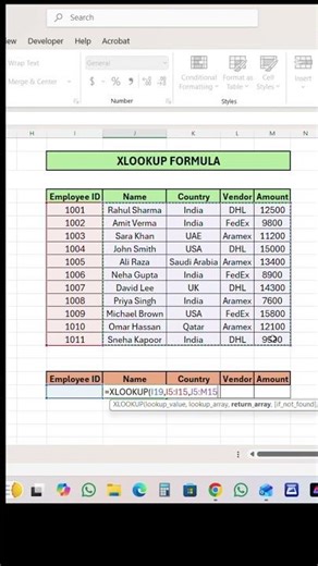 Stop Using VLOOKUP ❌ | Use XLOOKUP Instead (Easy Excel Trick)