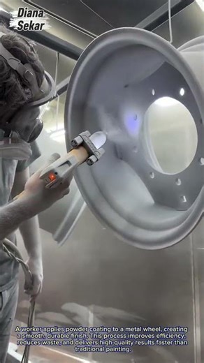 Satisfying Powder Coating Process | Perfect Wheel Finish Restoration