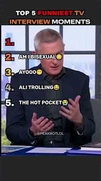 TOP 5 FUNNIEST TV INTERVIEW MOMENTS