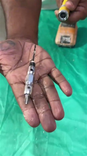 Drill with wood countersink