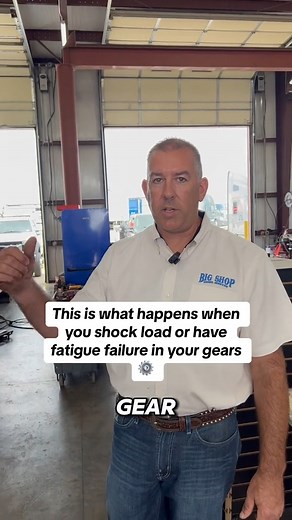 This is what happens when you shock load or have fatigue failure in your gears ⚙️ #diesel #mechanics #truckdriver #mechanicshop #engine #gearhead #swap #cummins #cat #rebuild | Big Shop Diesel Services
