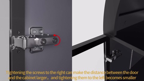 Arched Kitchen Pantry Cabinet with Glass Doors, Display Curio Case with 3 Color LED Lights for Collectibles, Modern 5-Tier Storage Hutch Cabinet for Kitchen, Dining Room, Black