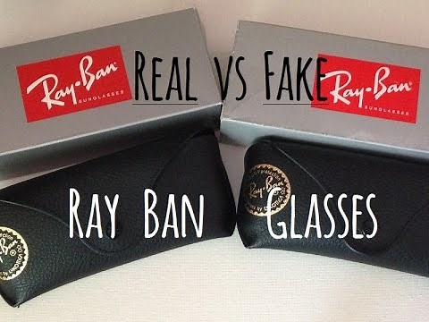 How to tell the difference between real and fake Ray Ban glasses(3025 Aviators)