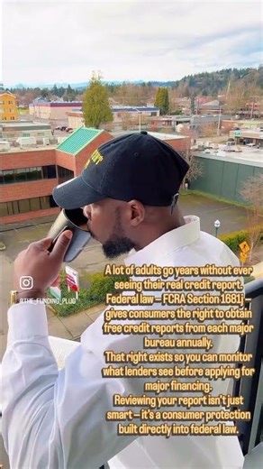 Get a free credit report every year at www.annual credit report.com #creditrepair