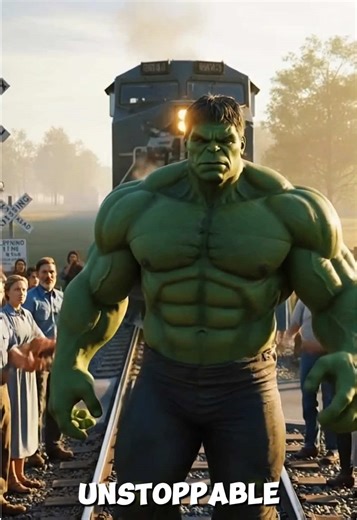Hulk Stops Unstoppable Train in Epic Animation