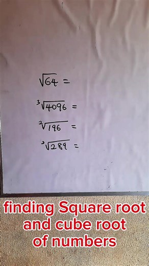 #creatorsearchinsights Square and cube root hack