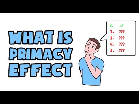 What is Primacy Effect | Explained in 2 min