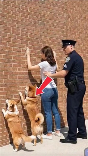 Even the police couldn’t resist these "special suspects"... 🕵️‍♂️🐶 #dog #puppy #germanshepherd