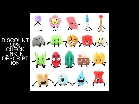 5/7/12/19pcs Bfdi Plushie Battle for Dream Island Plush Toys Stuffed Animal Cartoon Plant Soft Doll