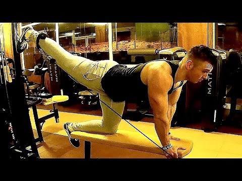 Extension De Gluteo Con Polea | Patada Atras Con Polea | TUTORIAL