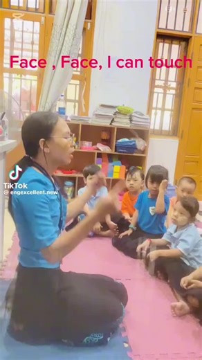Part of face song👂👀👃🫦#preschool #preschoolteacher #view #foryoupage