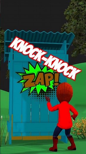 Spidy Won’t Let Alex Poop in Peace! 😂🚽#shorts #funny #loop #animation