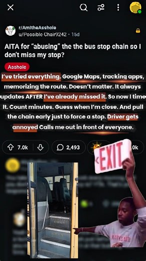 The Bus Driver Got Mad… Because I Didn’t Want To Miss My Stop. 😳