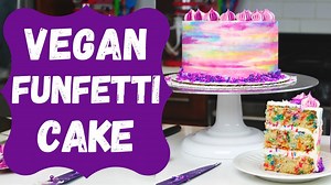 46K views · 849 reactions | This vegan funfetti cake is tender, packed with flavor, and incredibly easy to make! It's the perfect way to celebrate any occasion! The recipe can be found here: https://chelsweets.com/2020/04/20/vegan-funfetti-cake/ | Chelsweets | Facebook