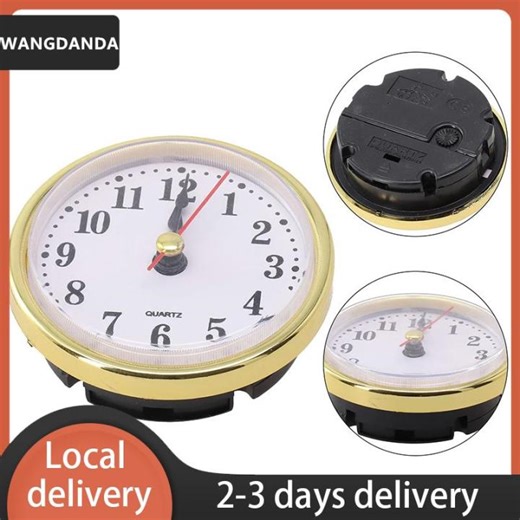 [COD] WANGDANDA Ship within 24 hours Classic Clock Craft Quartz Movement Dia.65mm Round Clocks Insert Roman Number Little Clock Arabic Numbers Wall Decor | Lazada