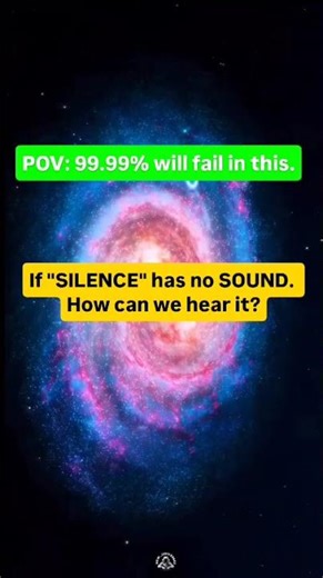 If Silence has no sound then how can we hear it? #viral #shorts