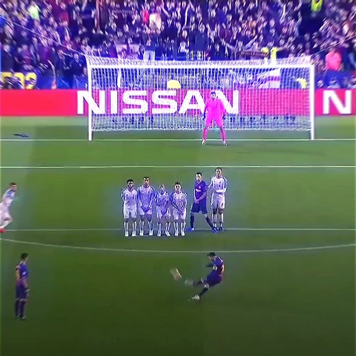 The King Of Free kick ❤️ #fyp #foryou #viral #everyone #messi #freekick