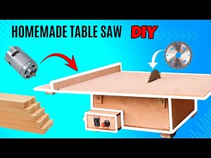 How to make a mini table saw || diy table saw with 775 DC Motor || Homemade Table saw