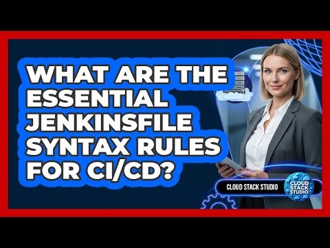 What Are The Essential Jenkinsfile Syntax Rules For CI/CD? - Cloud Stack Studio