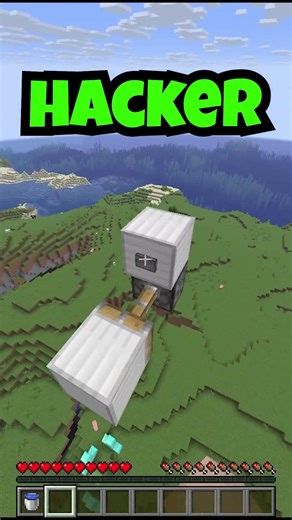 MINECRAFT NOOB VS PRO VS HACKER!! #minecraft