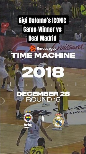 Gigi Datome’s ICONIC Game-Winner vs Real Madrid | Time Machine Vol. 7