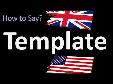 How to Pronounce Template? (2 WAYS!) UK/British Vs US/American English Pronunciation
