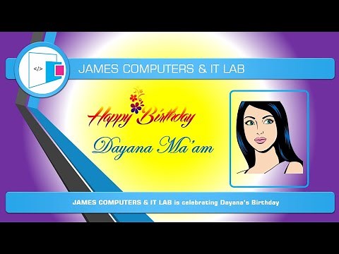 Design Birthday Slides | Slides using Microsoft PowerPoint | Design your own Birthday Slide